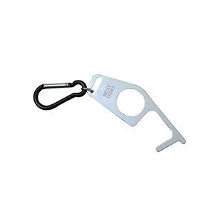 PP0008-C-TOUCHLESS KEY WITH CARABINER-Silver (Clearance Minimum 220 Units)